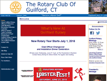 Tablet Screenshot of guilfordctrotary.clubwizard.com