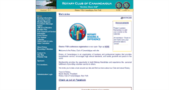 Desktop Screenshot of canandaiguanyrotary.clubwizard.com