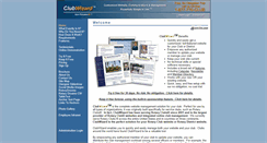 Desktop Screenshot of clubwizard.com