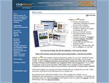 Tablet Screenshot of clubwizard.com