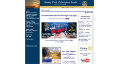 Desktop Screenshot of hamptonroadsvarotary.clubwizard.com