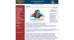 Desktop Screenshot of jimthorpeparotary.clubwizard.com